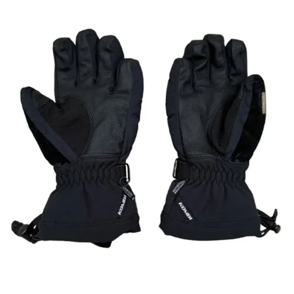 Kombi Junior Black Ski or Winter Sport Gloves - Picture 2 of 4